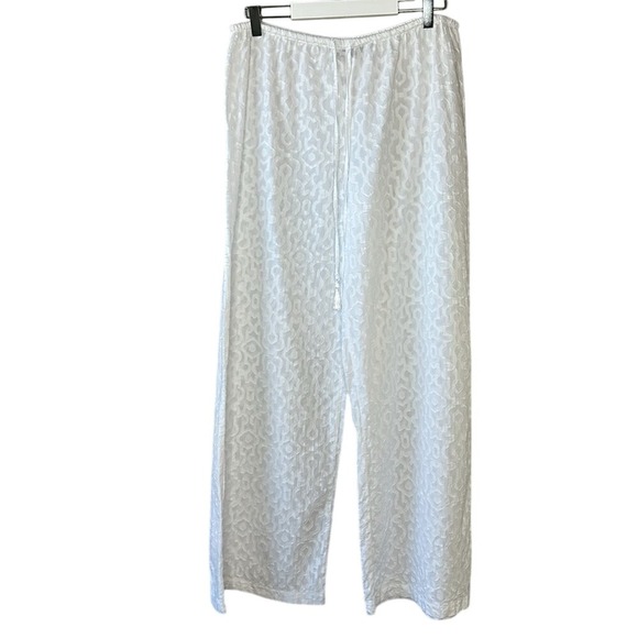 Tommy Bahama Pants - Tommy Bahama White Drawstring Waist Lightweight 100% Cotton Coverup Pants Size L